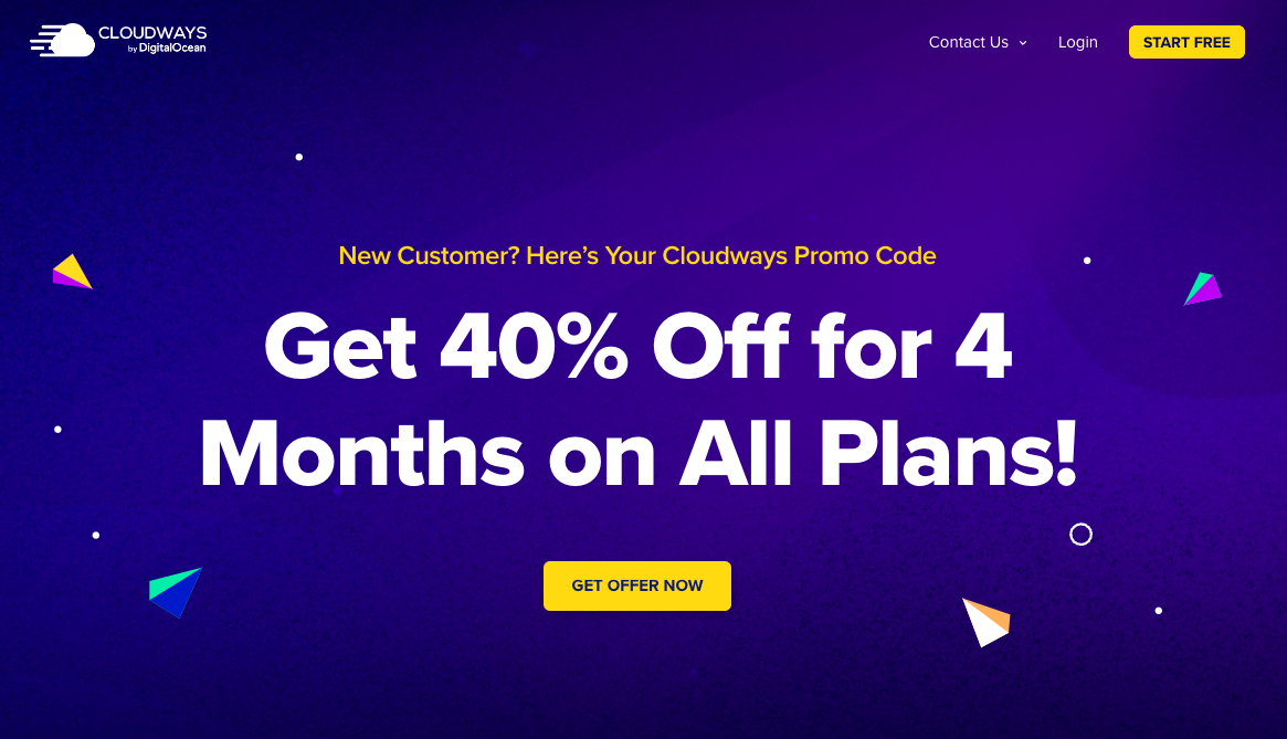 Cloudways Black Friday offer page