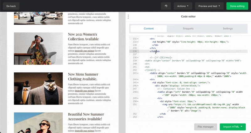 Introducing the new and improved custom HTML editor