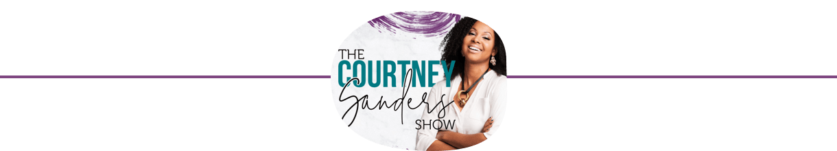 The Courtney Sanders Show podcast logo