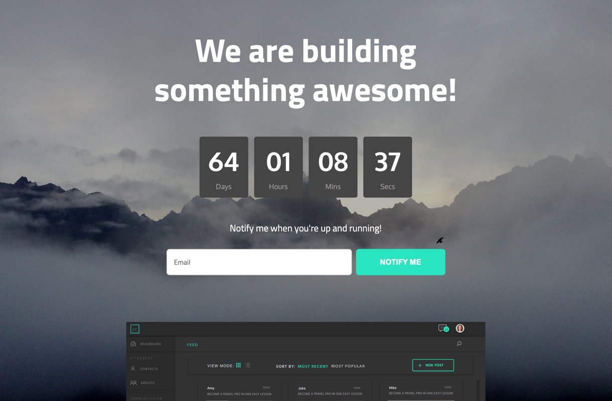 countdown timer landing page growth hacking - MailerLite