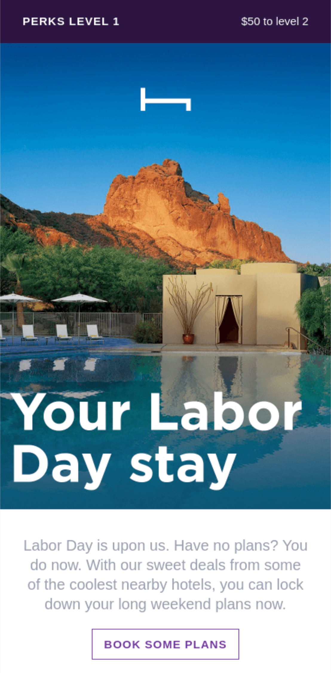 Labor day newsletter by HotelTonight