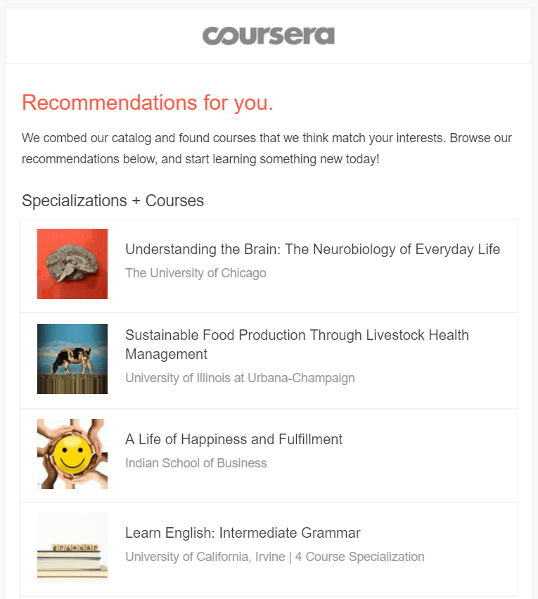 coursera email example