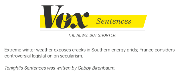 Vox logo positioning example