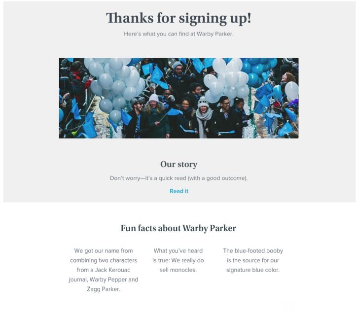 Warby Parker email 1