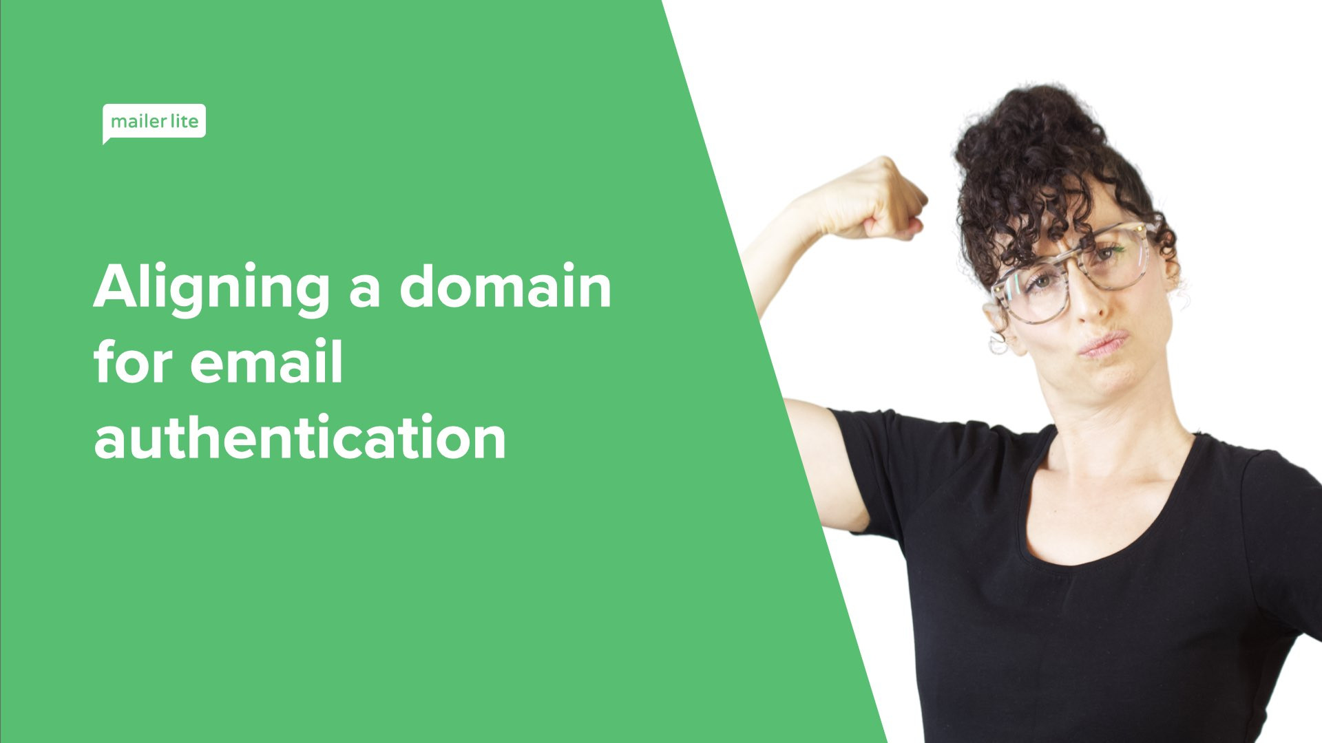 Email domain alignment step by step video guide MailerLite