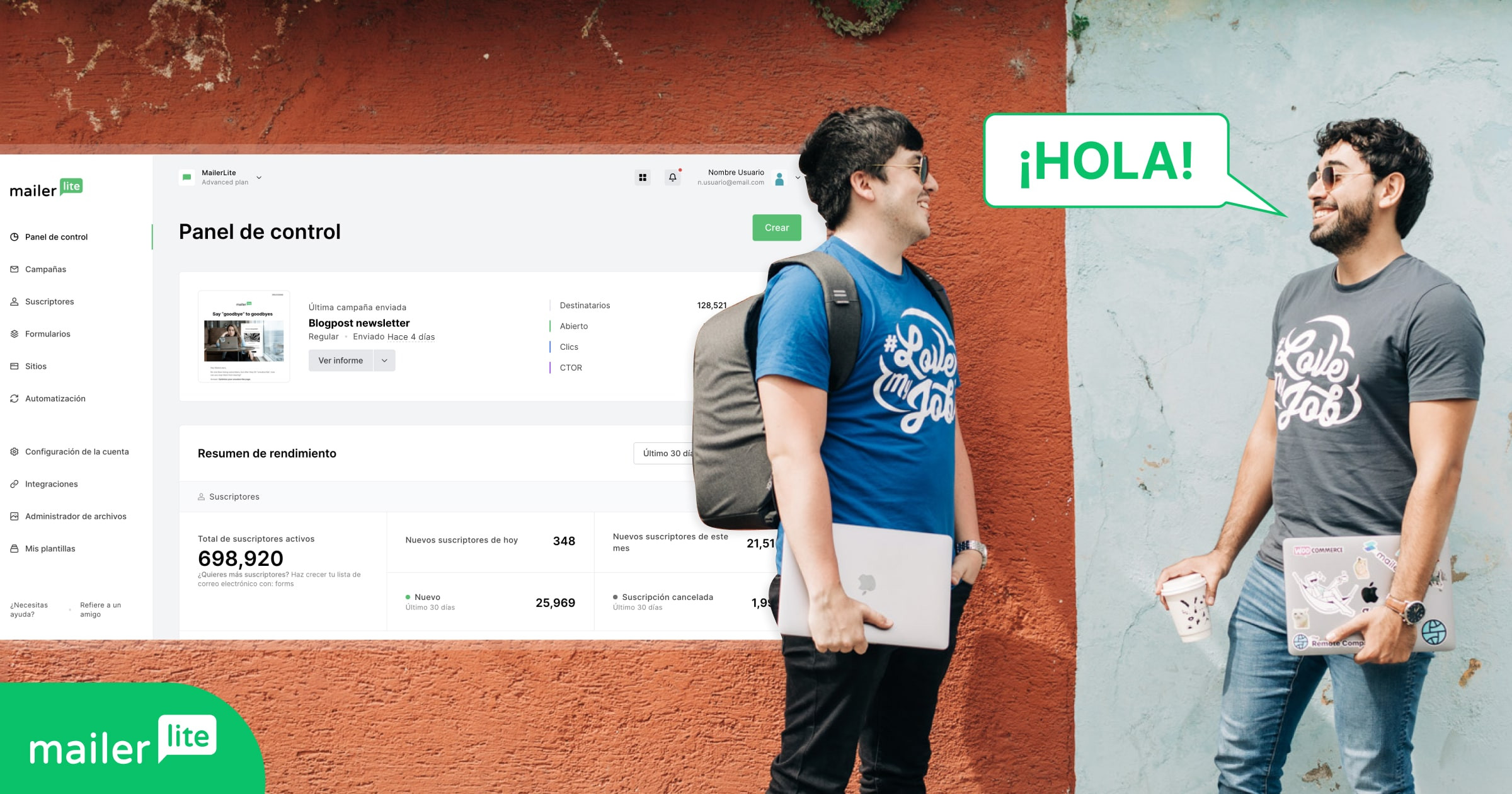 Say Hola! to MailerLite Spanish MailerLite