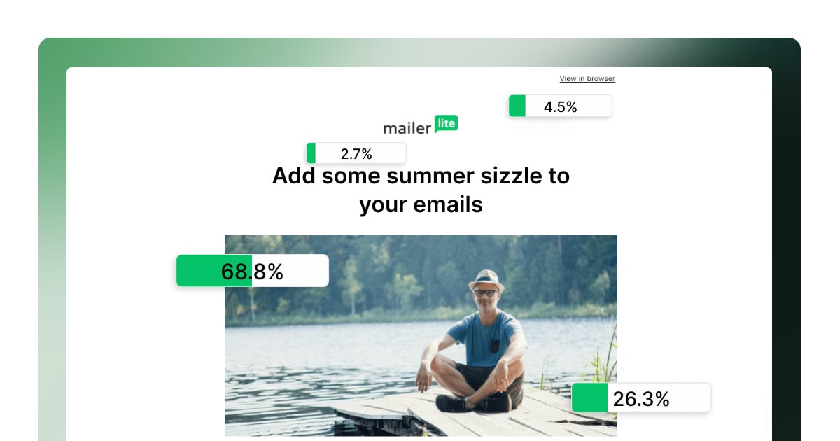 Click Map - Email Click Tracking - MailerLite