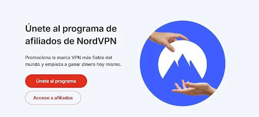 pagina de programa de afiliados de nordvpn