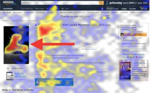 ejemplo de heat map en landing page
