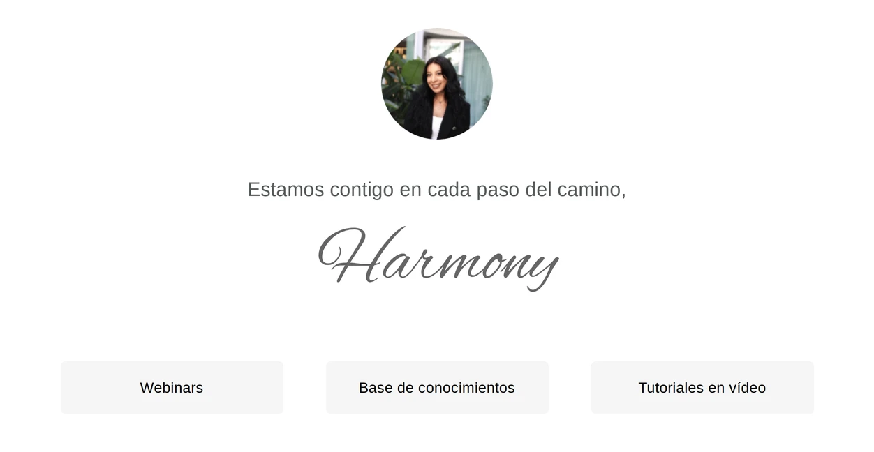 Una despedida de correo de una de nuestras especialistas en educación, Harmony. 