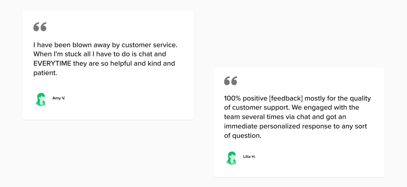 MailerLite customer support reviews