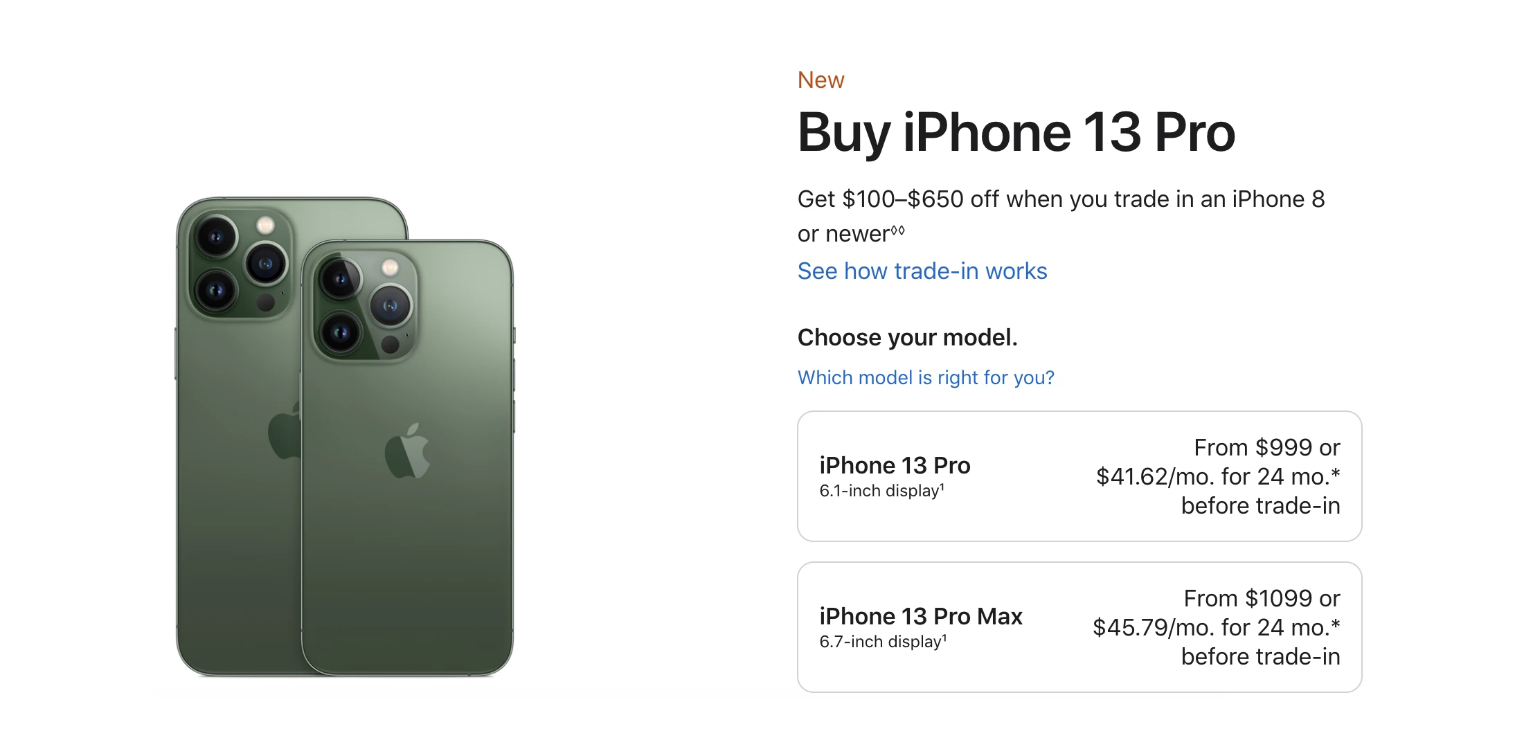 Upsell example from Apple.