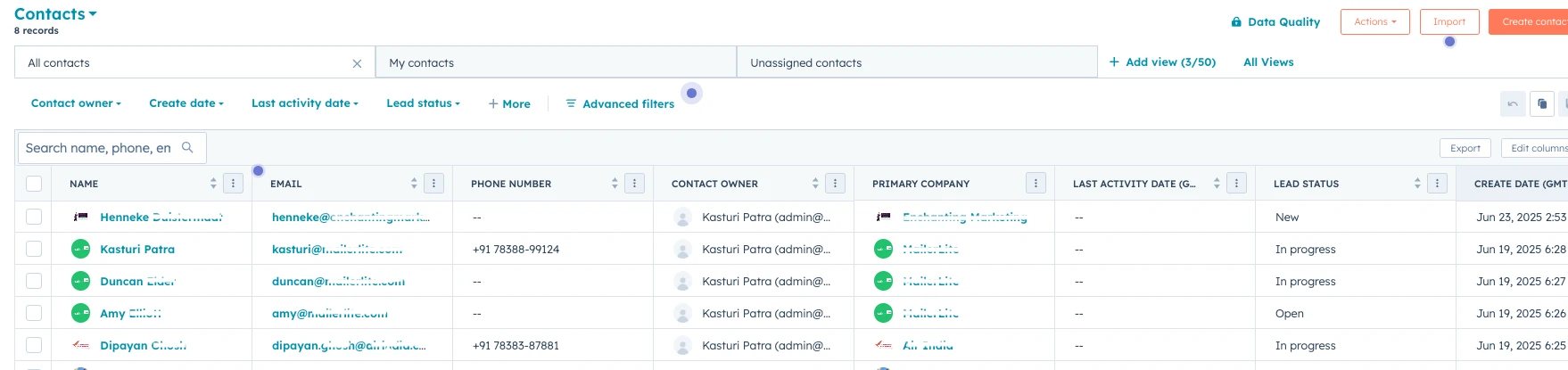 Segmenting your list on HubSpot