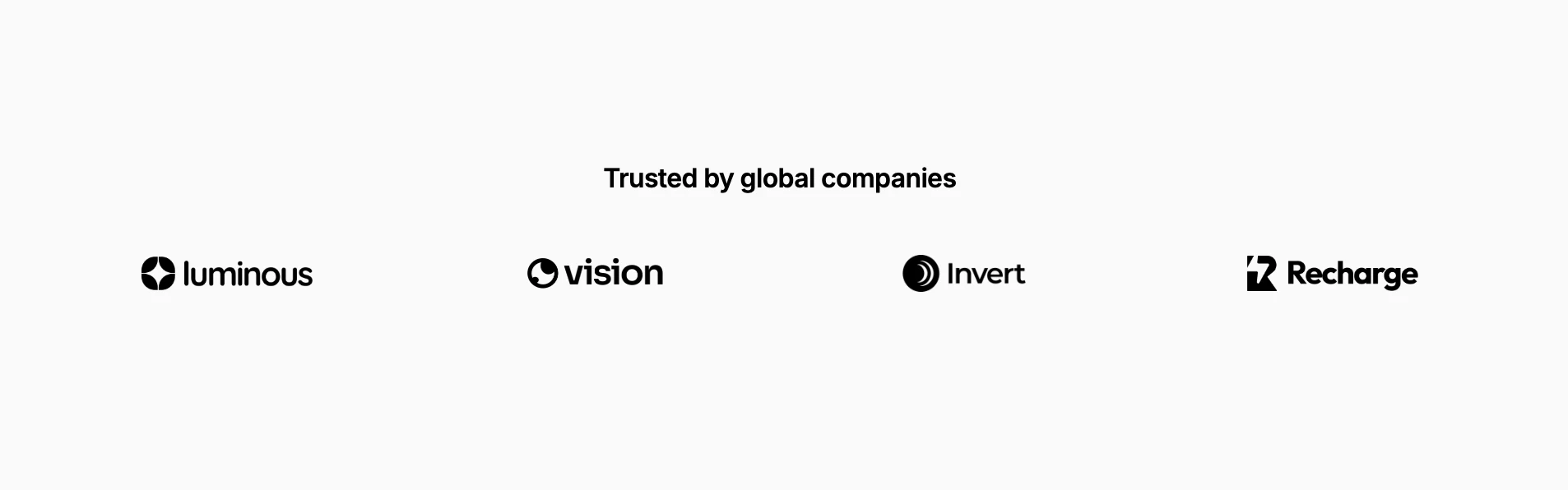 Screenshot of the clients block in the MailerLite website builder