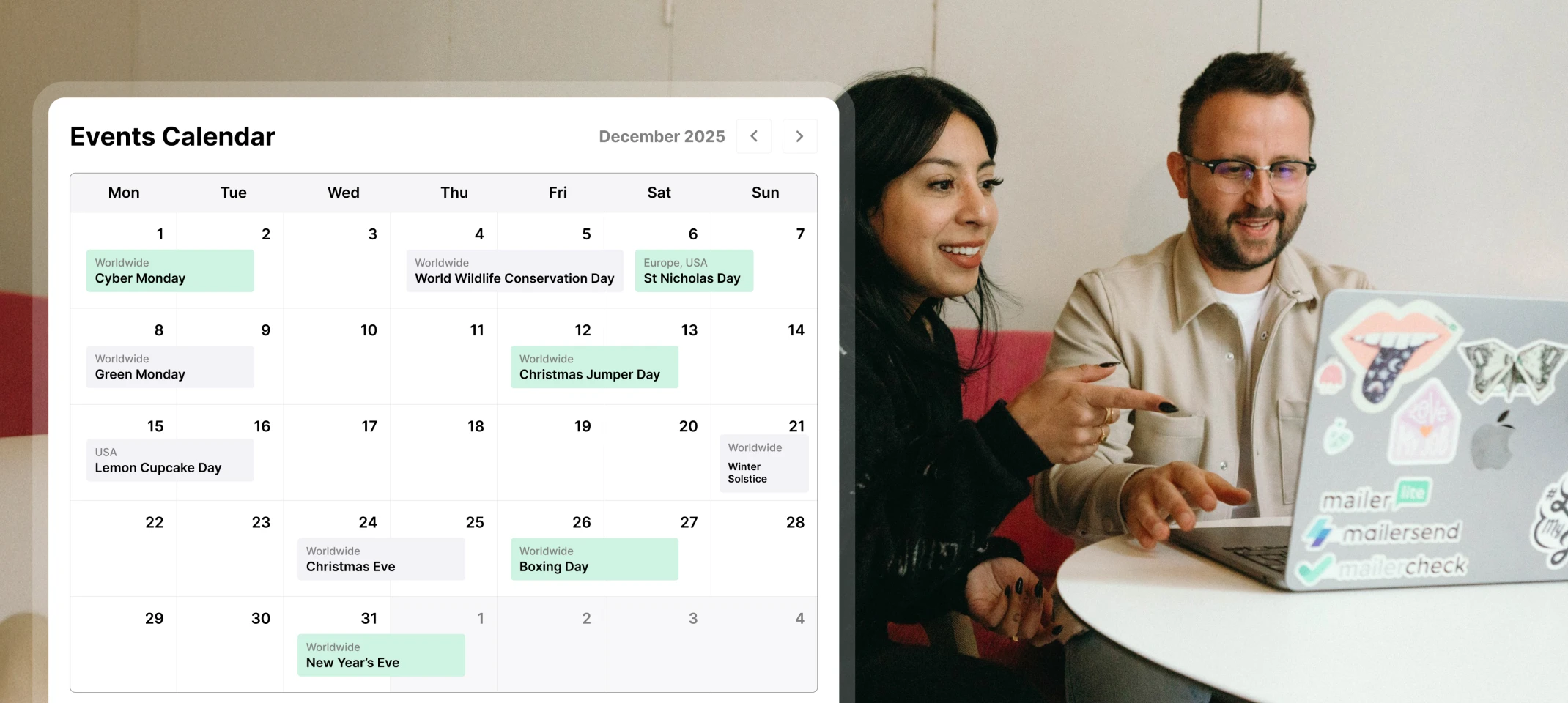 56 special events to inspire your December newsletter ideas