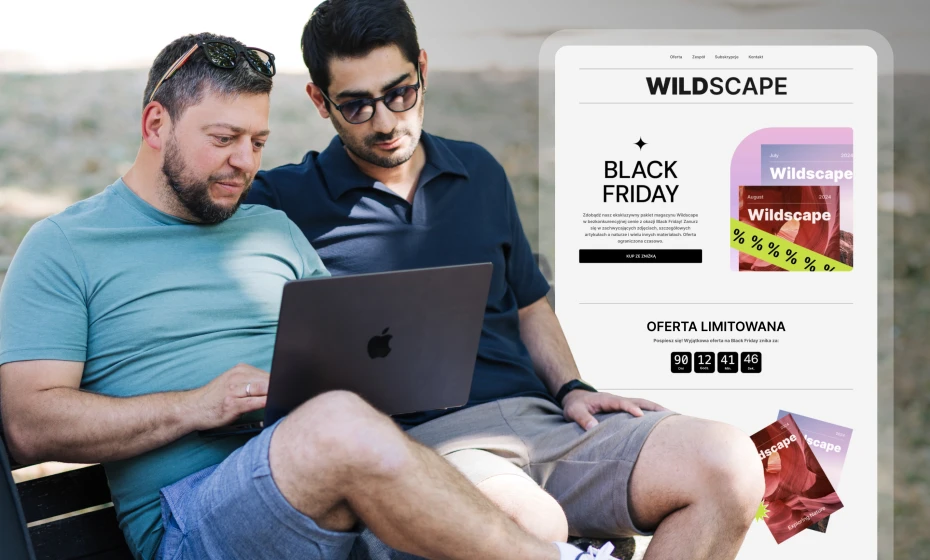 Landing page sprzedażowy na Black Friday: co musi zawierać, żeby napędzał zyski