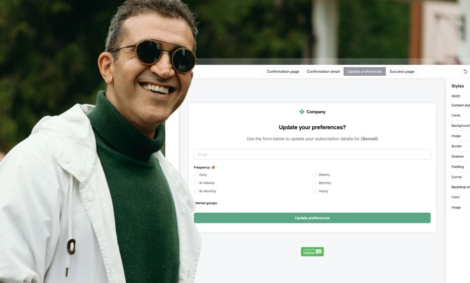 Email preference center: Let subscribers control their experience