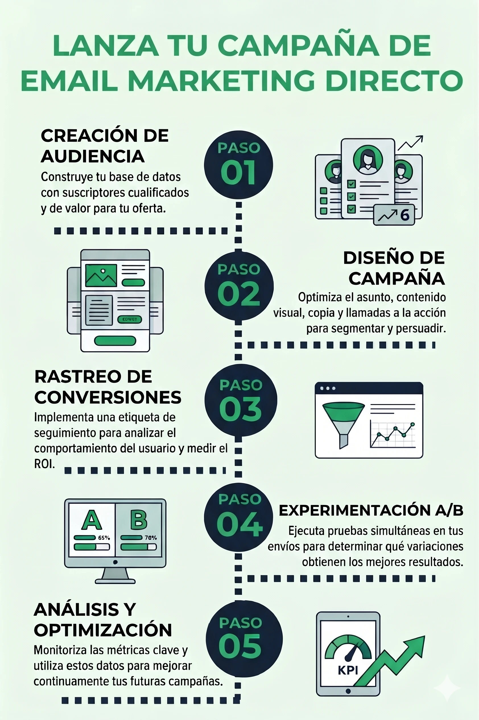 Infografía de email marketing directo