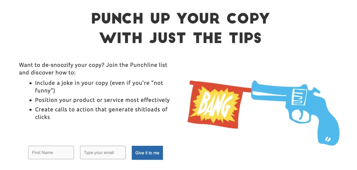 email marketing for freelancers punchline copywriting