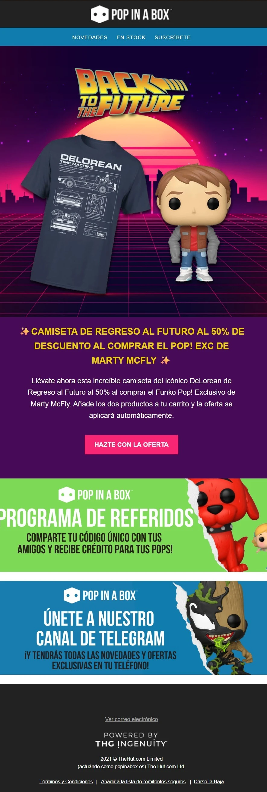 Ejemplo de email de referido