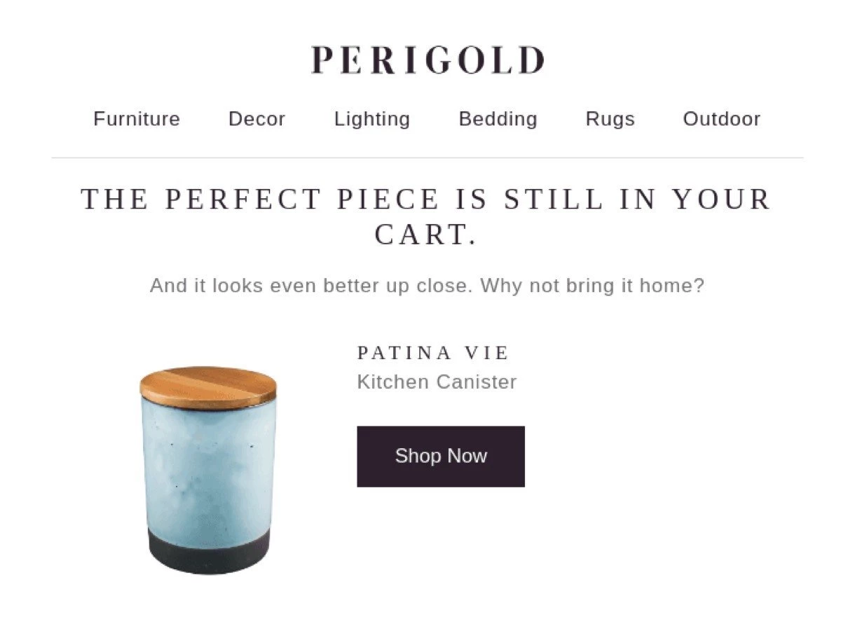 Perigold Cyber Monday email
