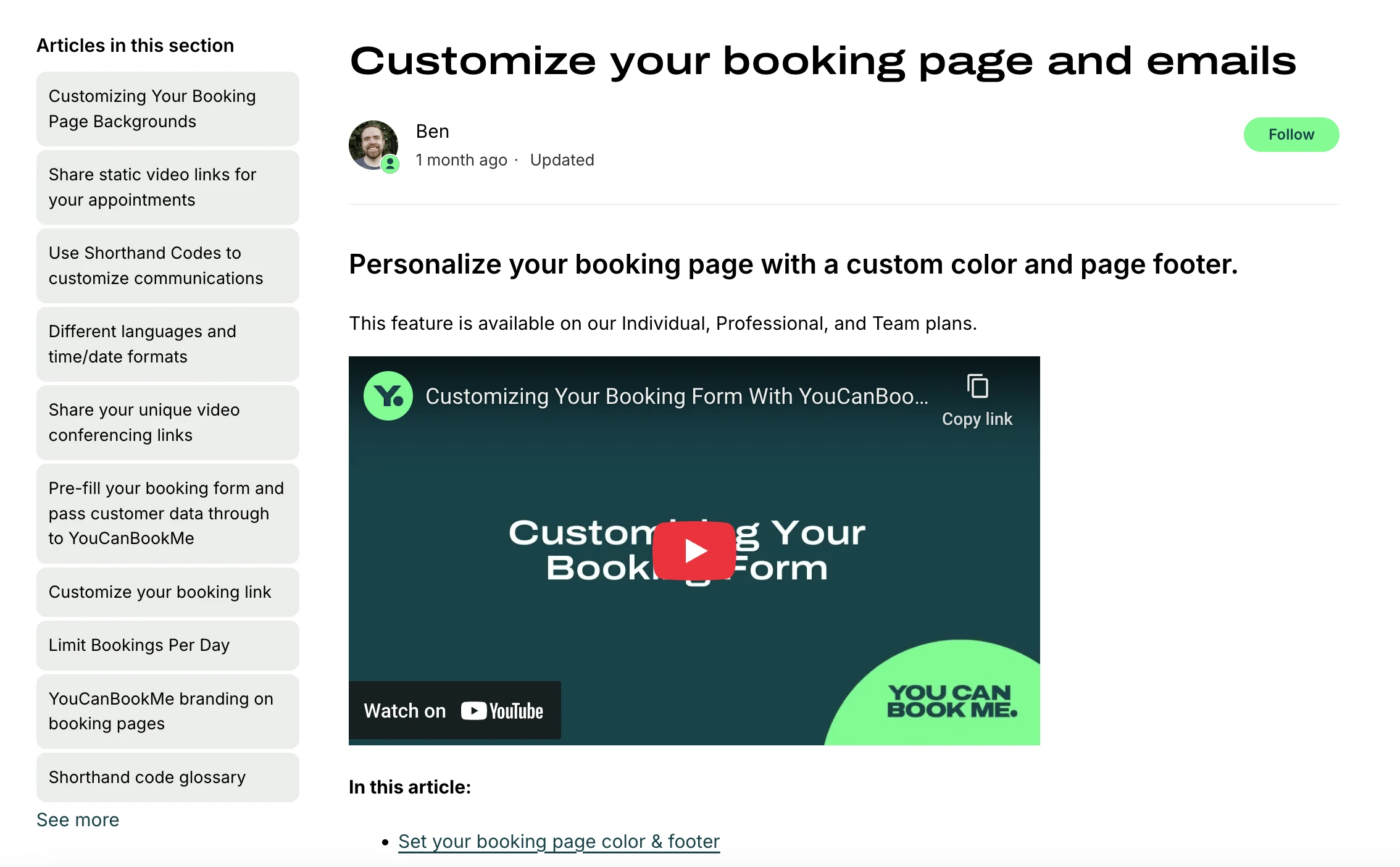 YCBM has an extensive library of tutorials