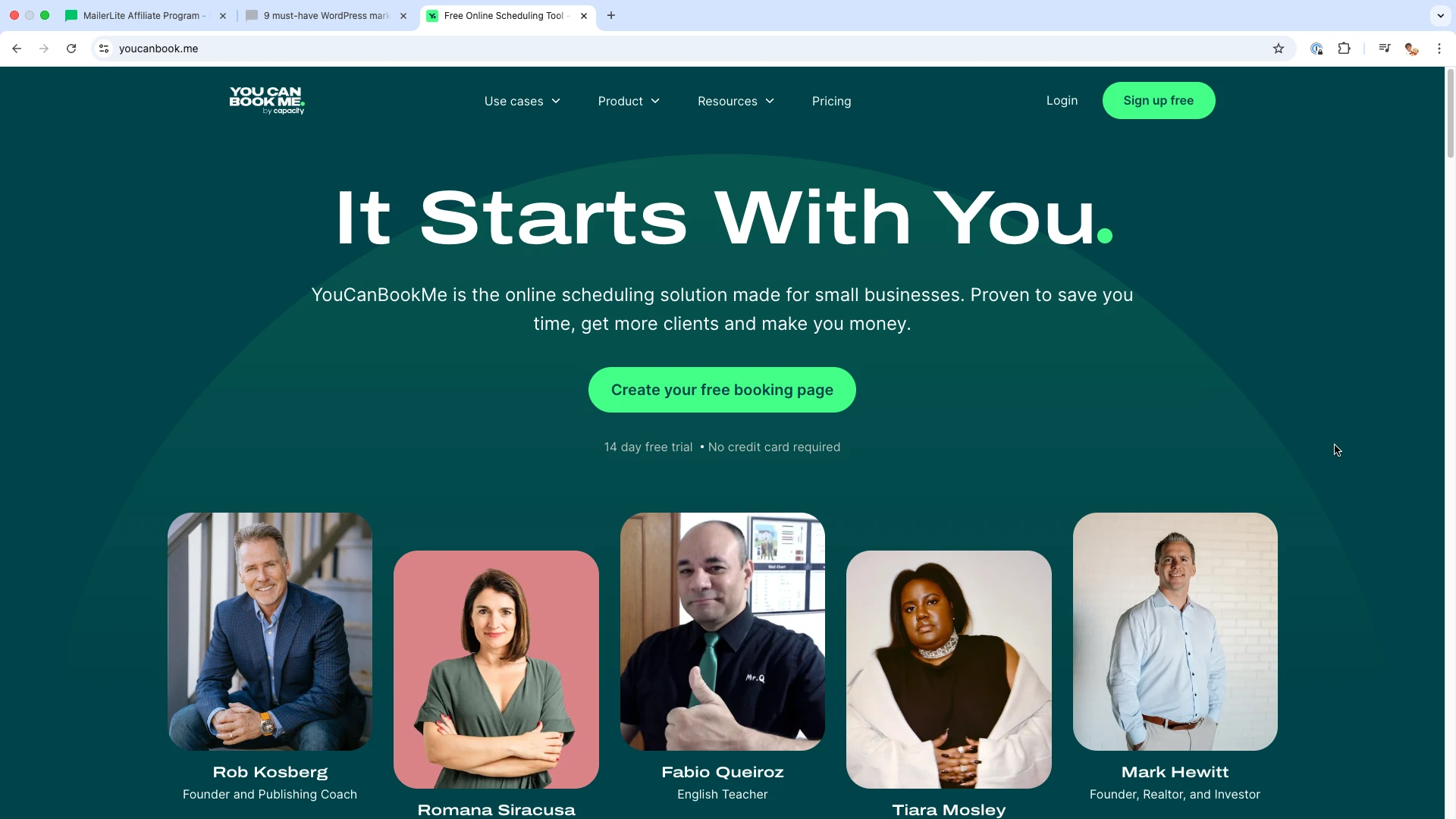 YCBM homepage