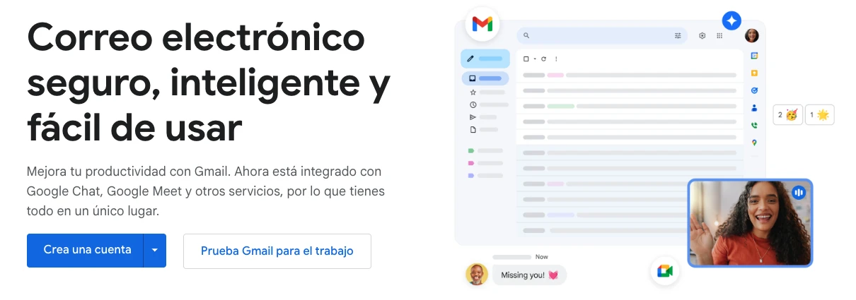 Los proveedores de correo electrónico más usados en 2025