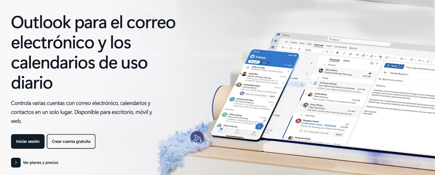 Web oficial de Outlook.com