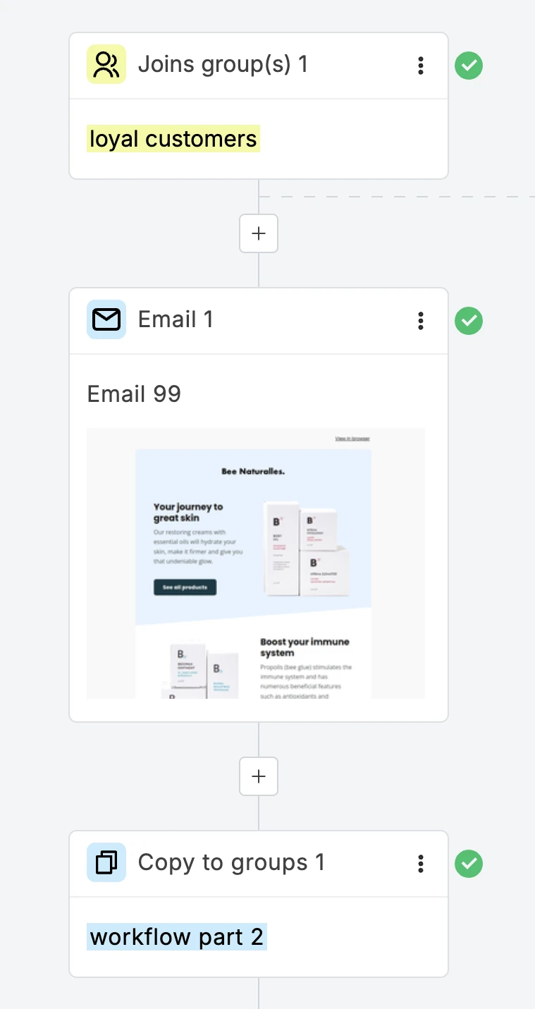 Lite Hack 11 - use automation trigger to trigger another automation length hack in MailerLite
