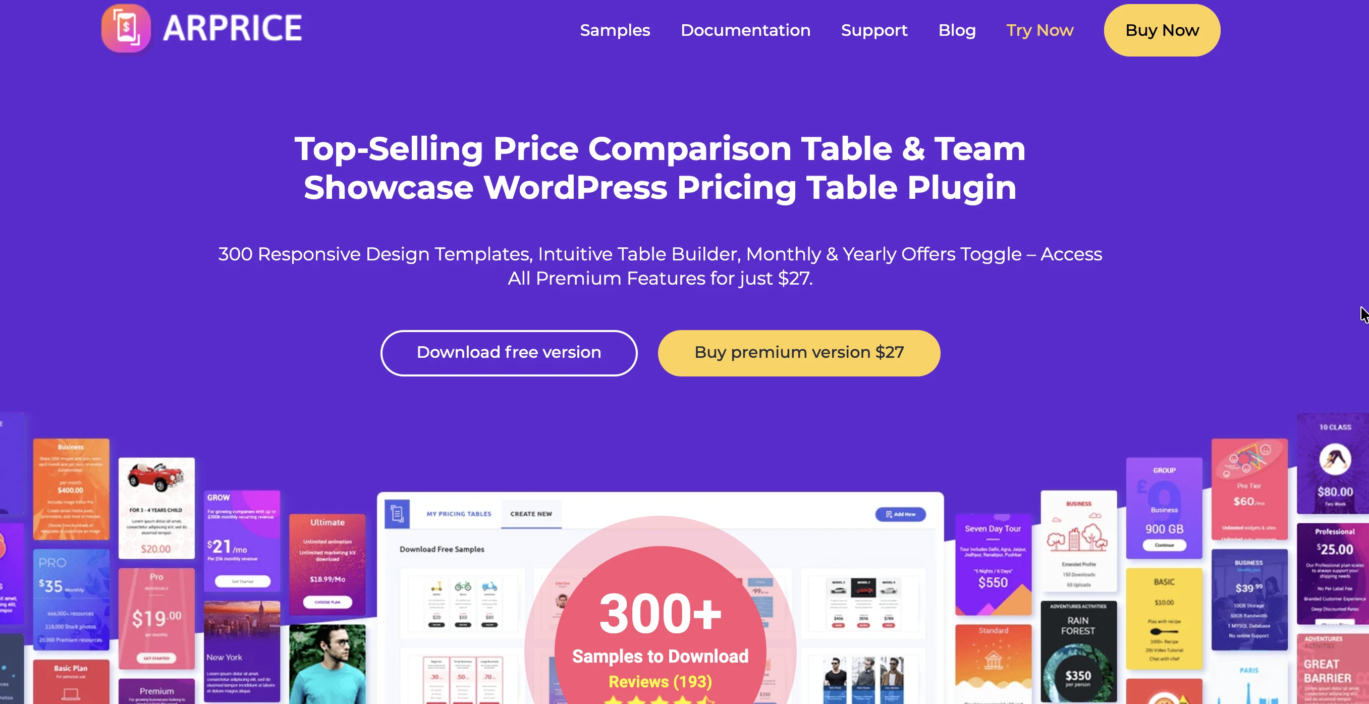 The ARPRice homepage