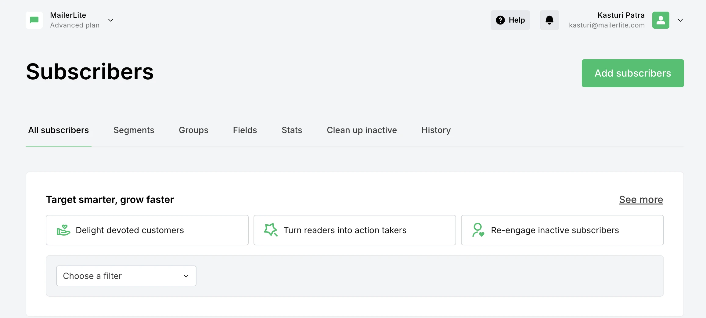 3 featured segments from the Segments library