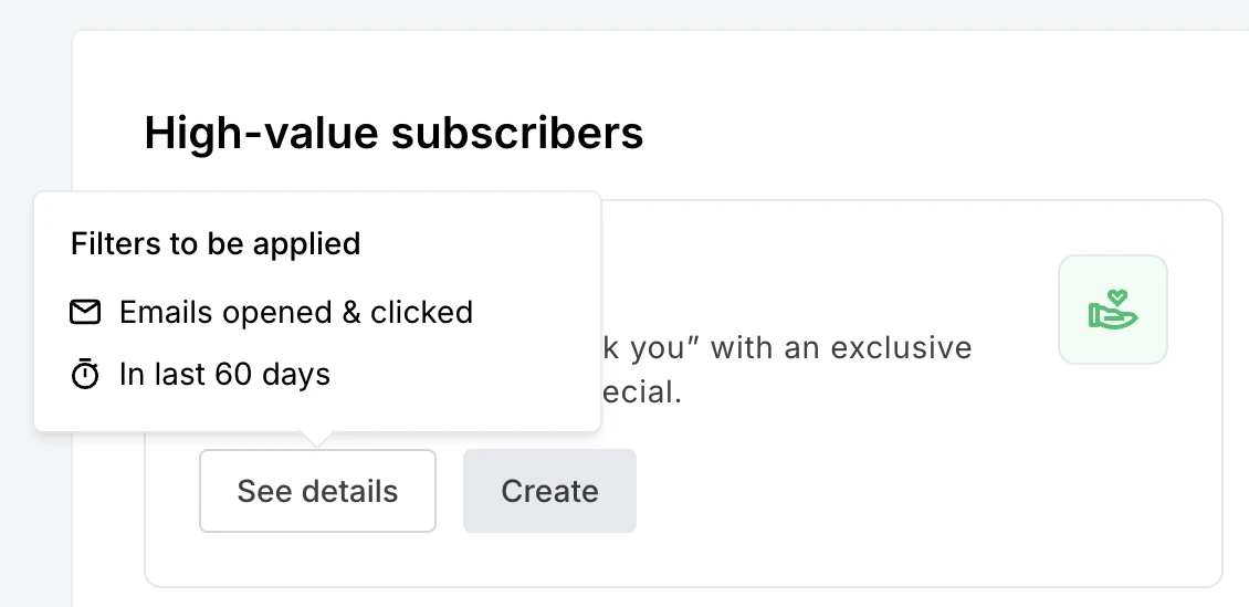 Devoted customers segment