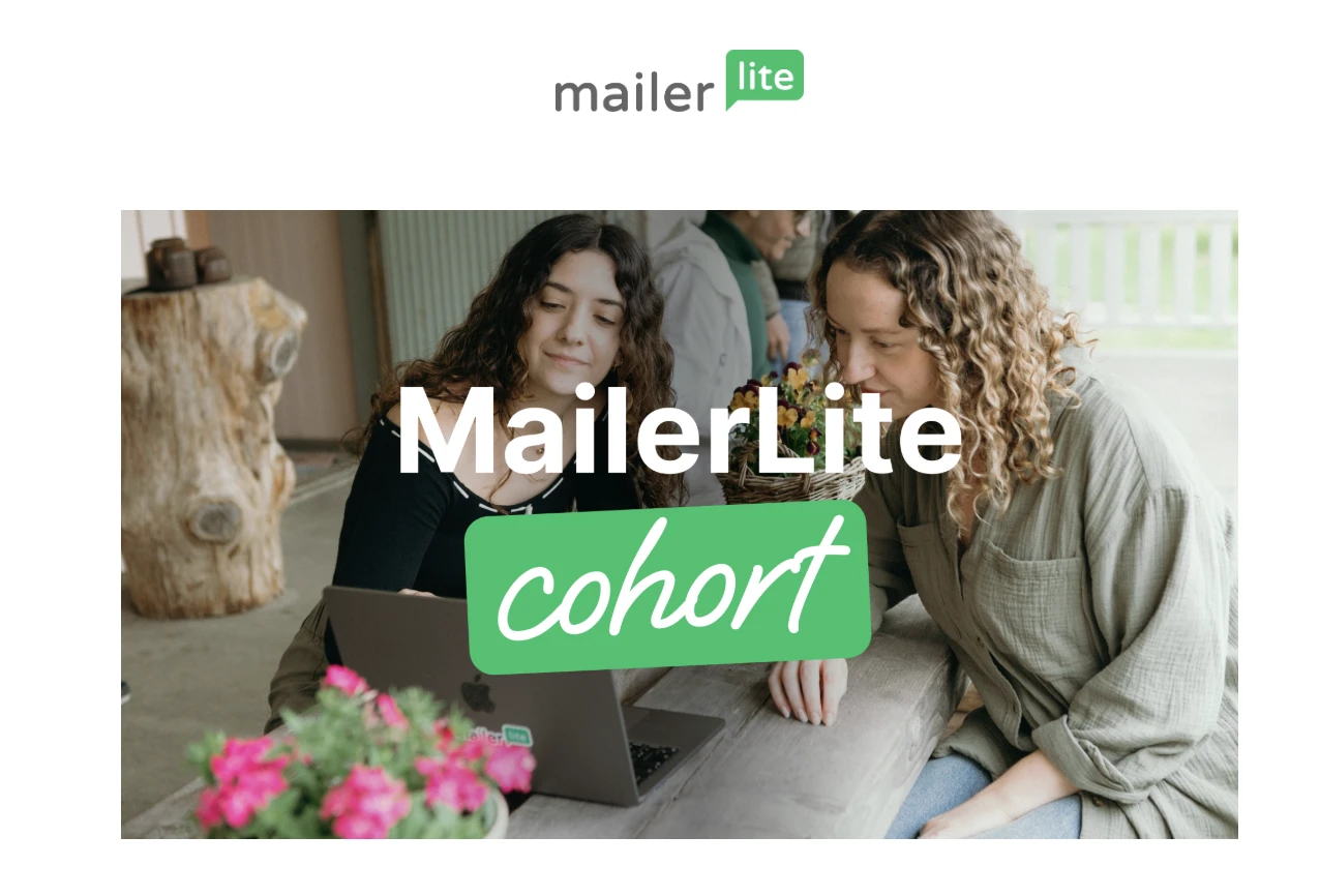 MailerLite cohort email