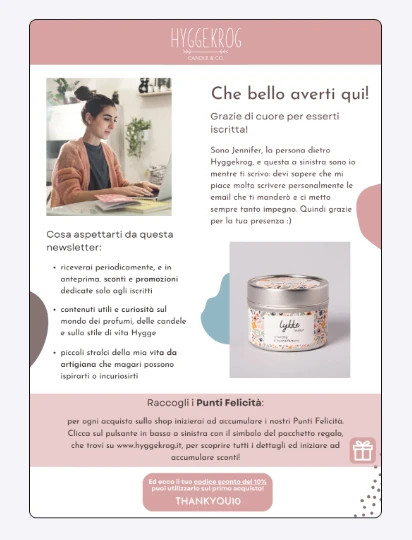 Ejemplo de newsletter the Hyggekrog