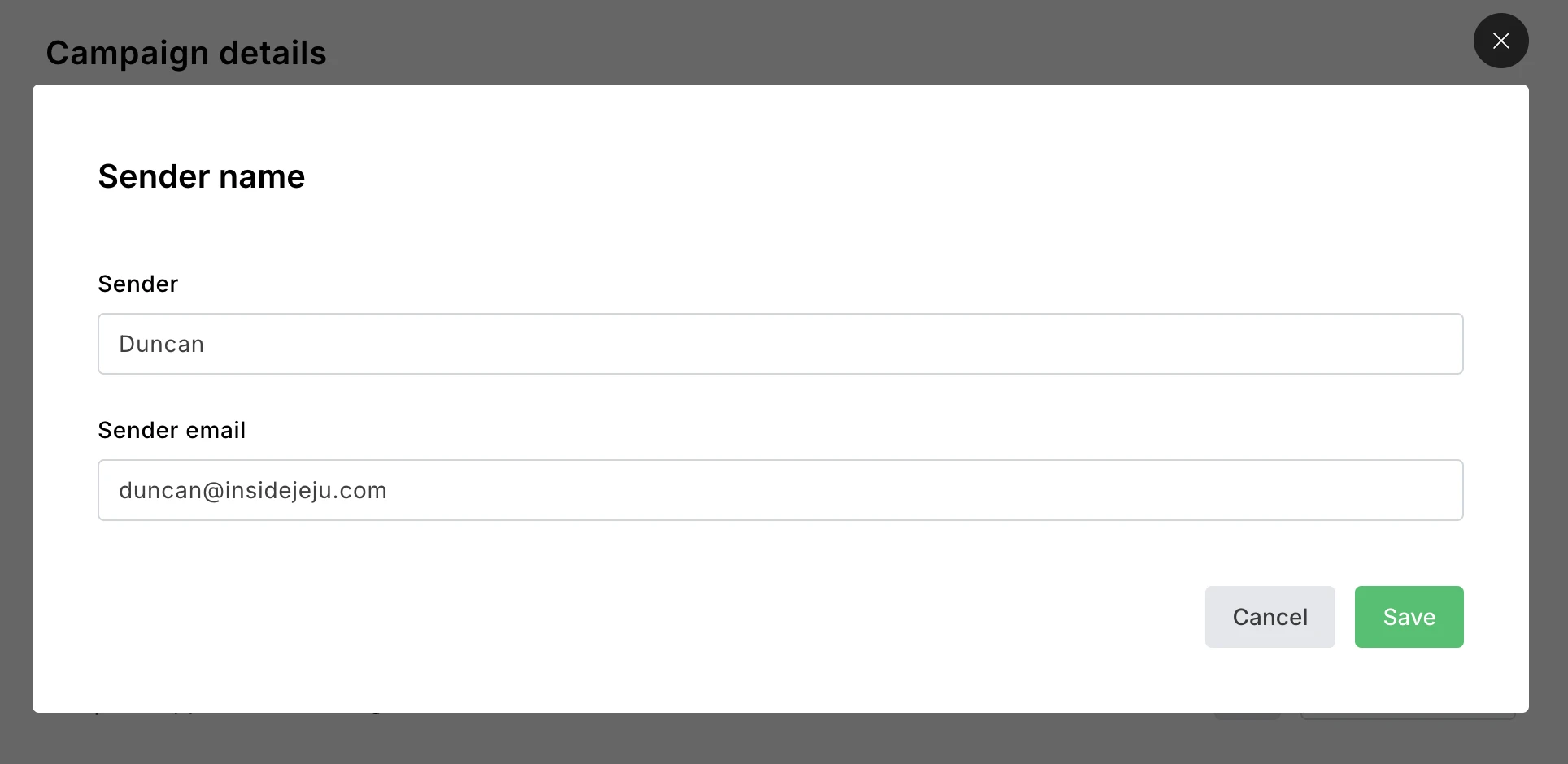Personalized email subject line in MailerLite