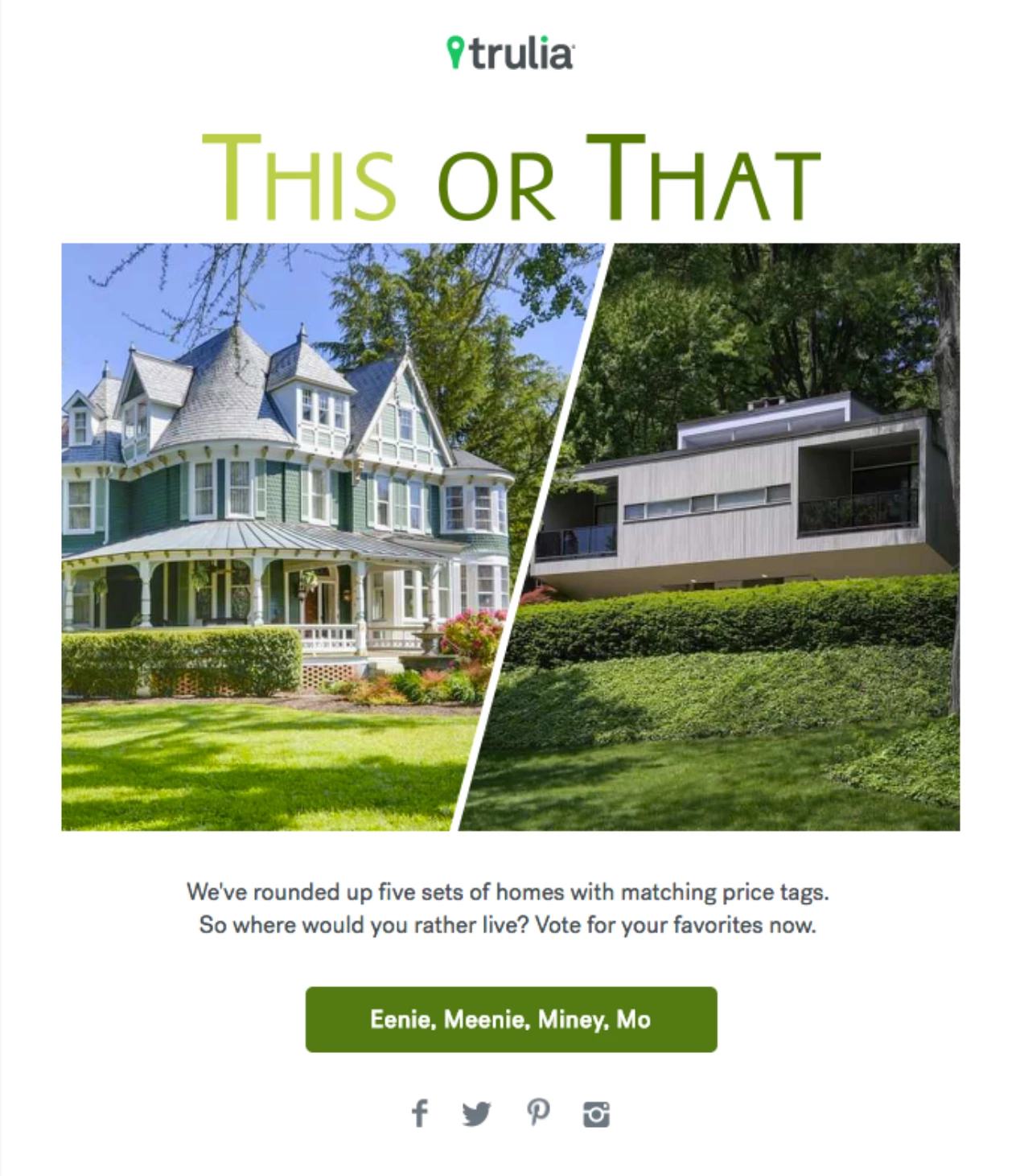 Trulia real estate email example