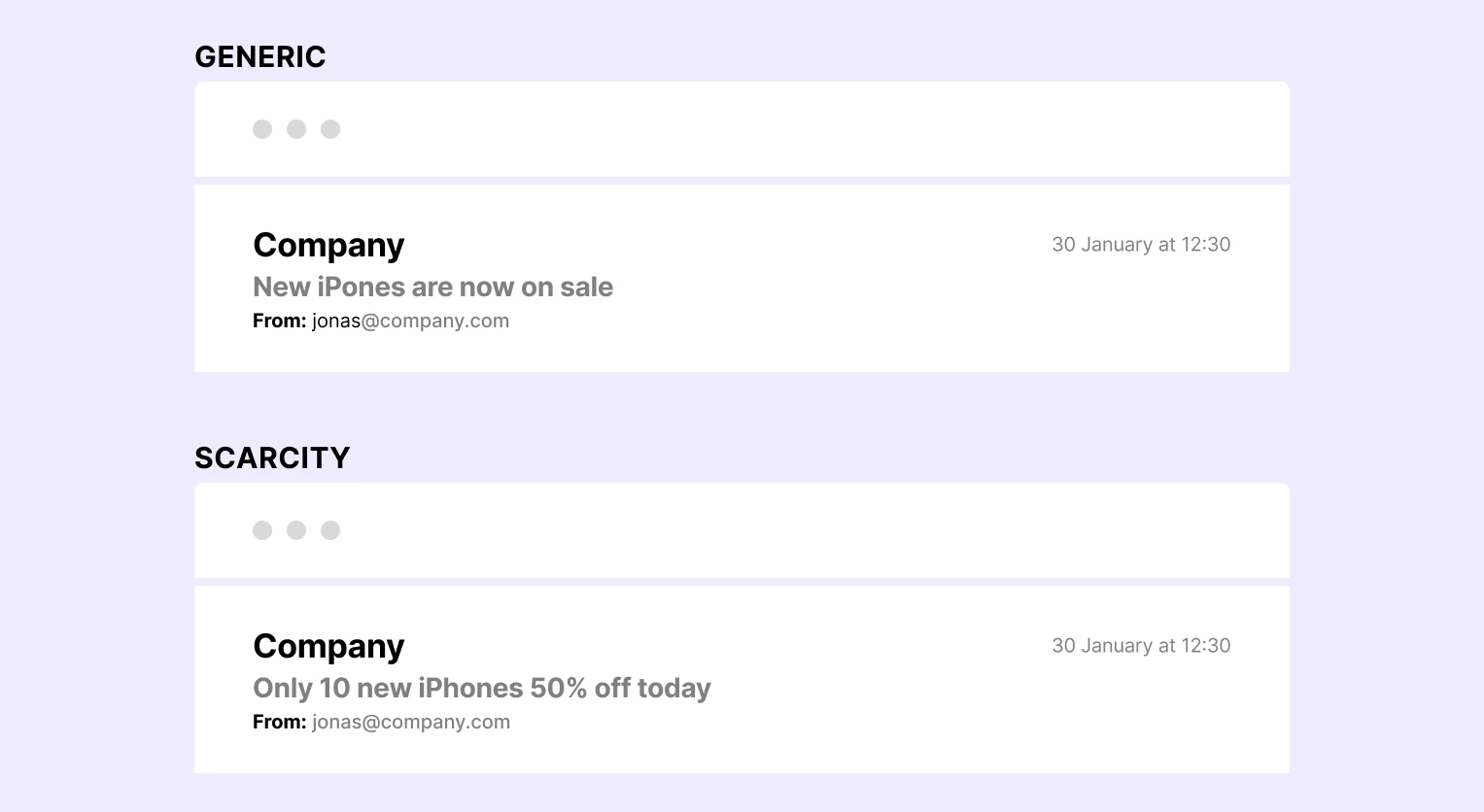 email subject line optimized for scarcity and urgency - MailerLite