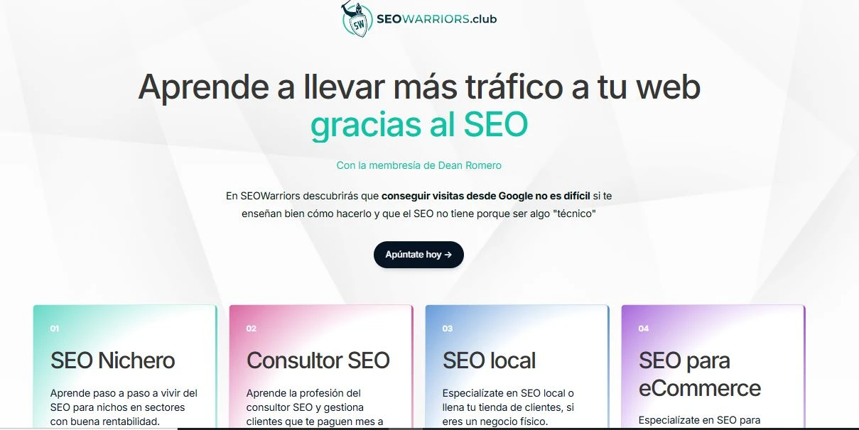 ejemplo de producto digital de bloggero