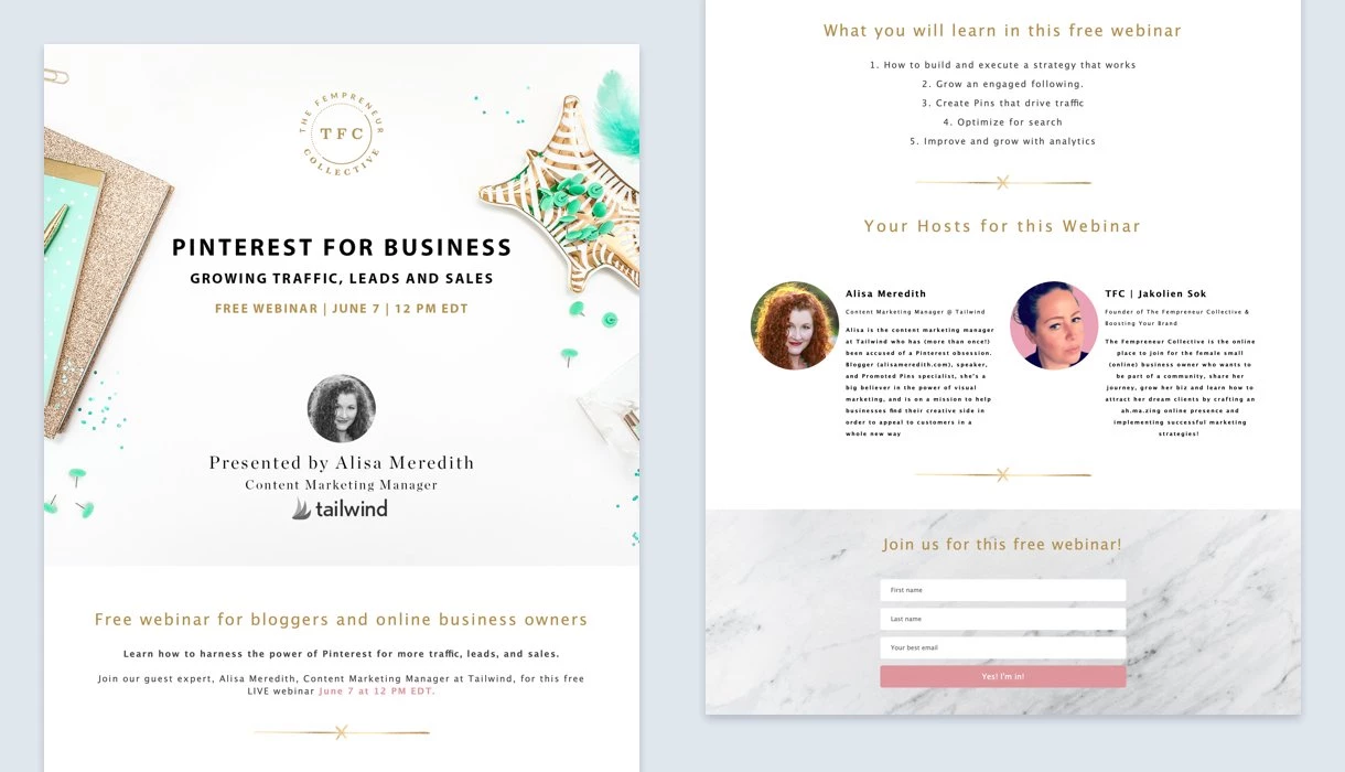 alisa meredith pinterest for business webinar