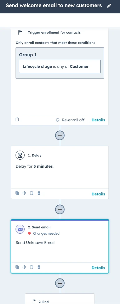 Behavorial triggers on HubSpot