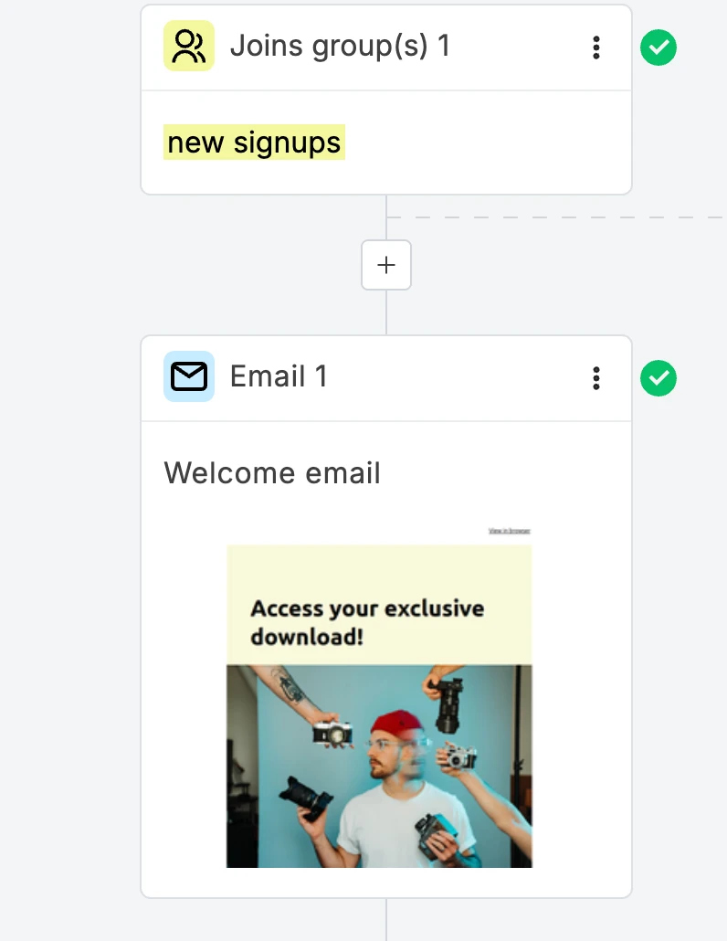 Welcome email sequence template