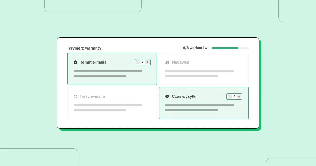 Przykład testowania wielowariantowego