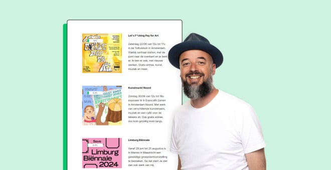How this artist sells his art and packs out shows with MailerLite