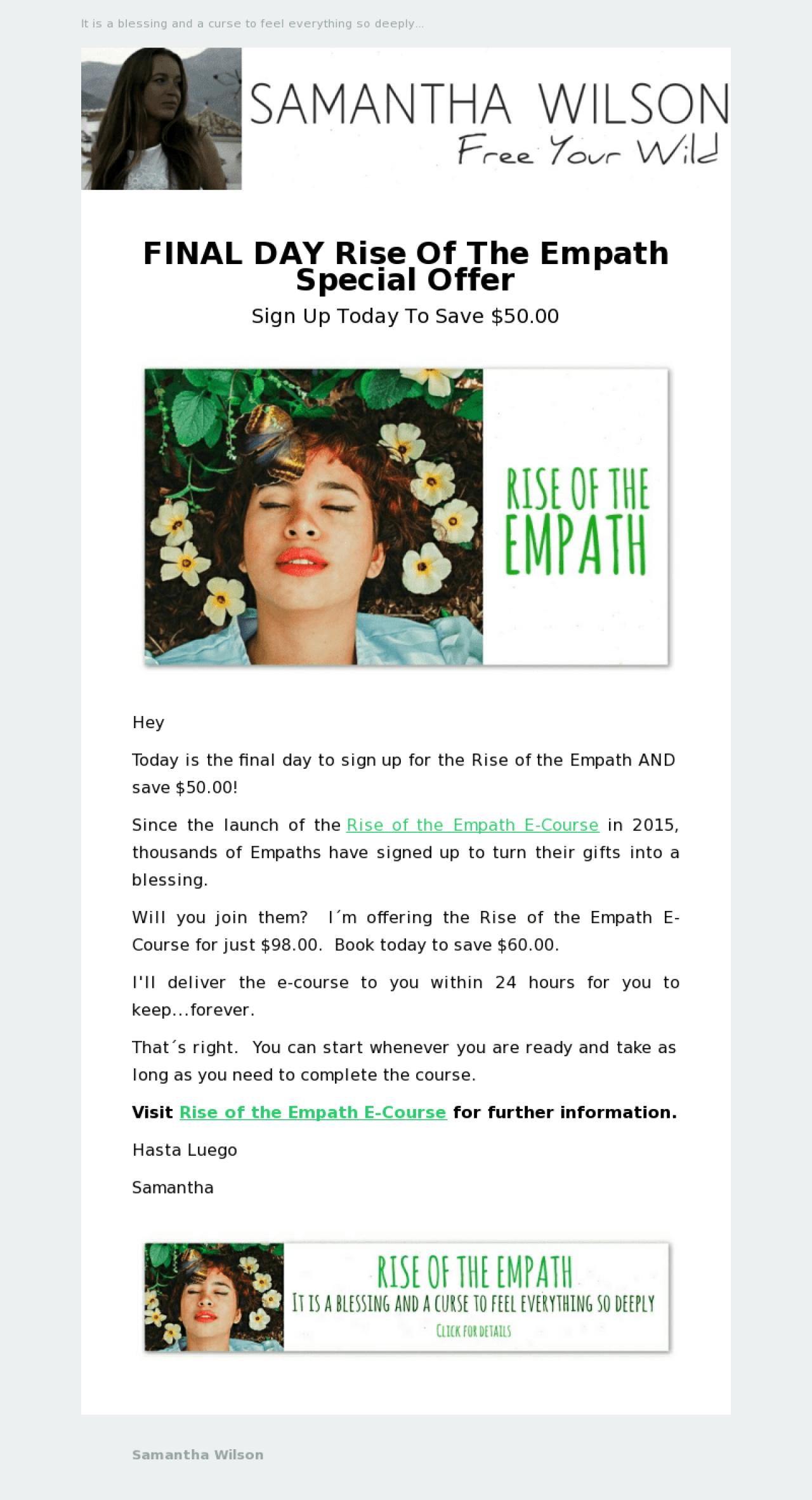 fashion e-mail template