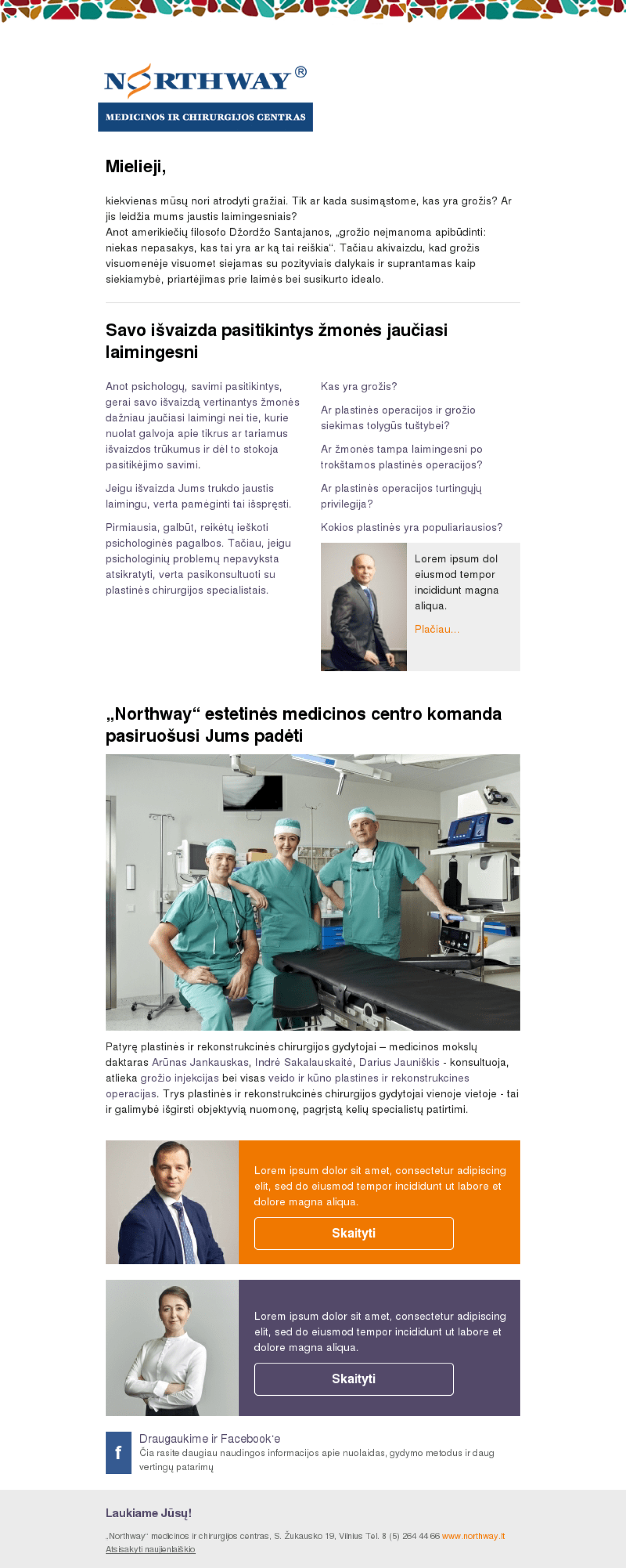 Northway example - Made with MailerLite