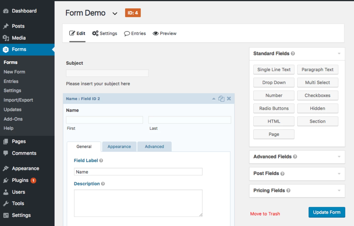 Only new forms. Создание форм на вордпресс. Advanced forms. Dashboard forms. Gravity forms WORDPRESS.