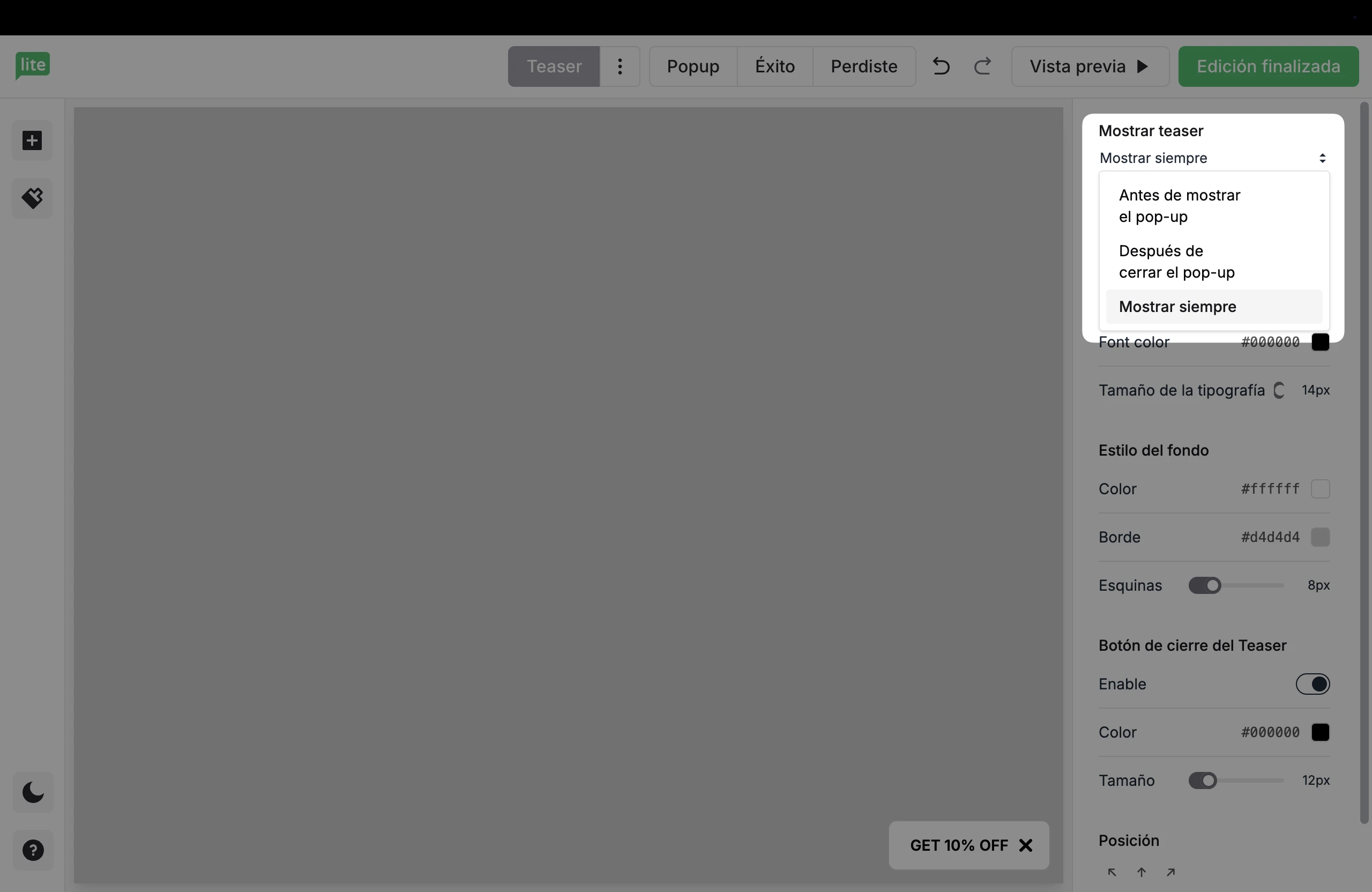 Ventanas Pop up Con Teaser MailerLite Ventanas Pop up Con Teaser MailerLite